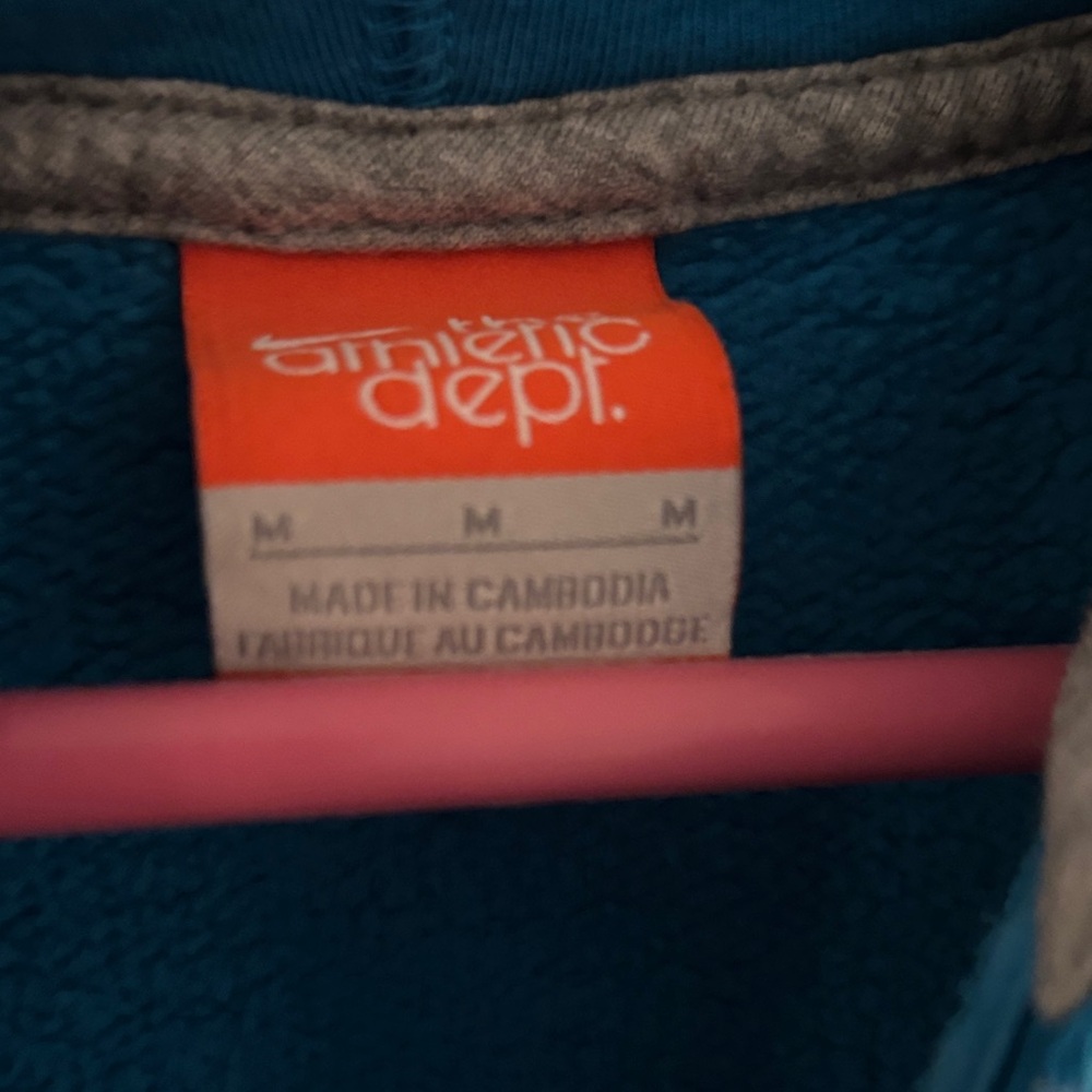 Nike Teal Full-Zip Hoodie - Picture 2 of 2
